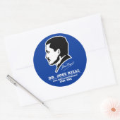 Dr. Jose Rizal @ 150th Birth Jubileum Souvenirs Ronde Sticker (Envelop)