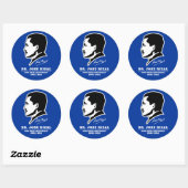 Dr. Jose Rizal @ 150th Birth Jubileum Souvenirs Ronde Sticker (Vel)