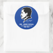 Dr. Jose Rizal @ 150th Birth Jubileum Souvenirs Ronde Sticker (Tas)