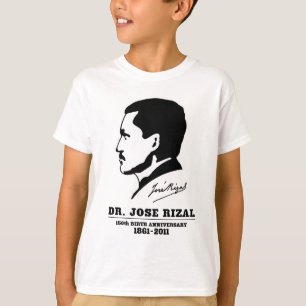 Dr. Jose Rizal @ 150th Birth Jubileum Souvenirs T-shirt
