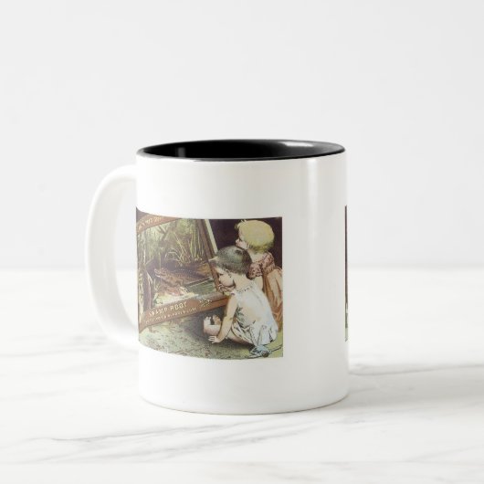 Dr. Kilmers Swamp Root Tweekleurige Koffiemok (Voorkant links)