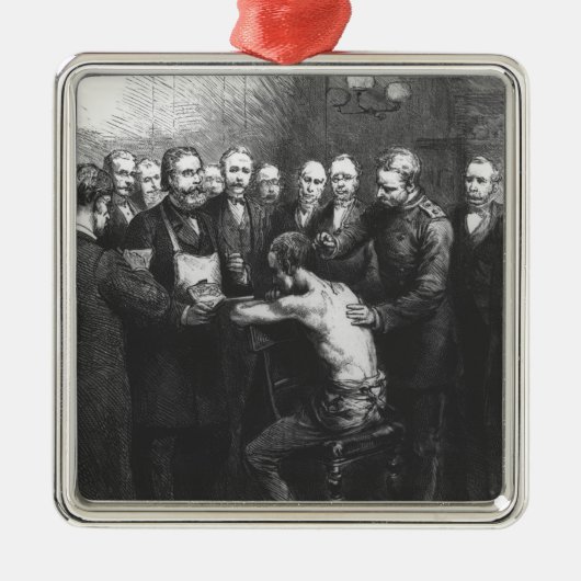 Dr Koch's Treatment for Consumption Metalen Ornament (Voorkant)