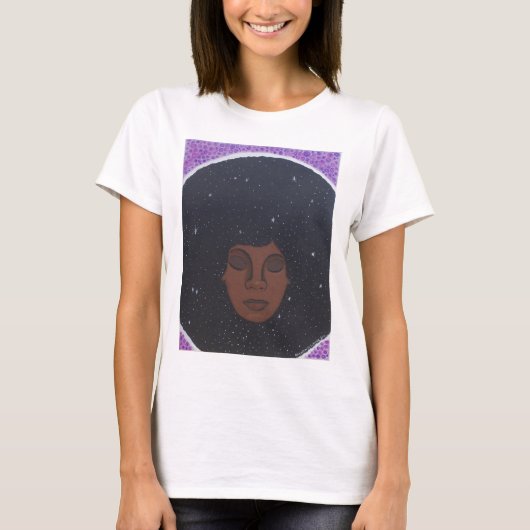 Dr LaTonya's Soul Sista in Meditation T-shirt (Voorkant)