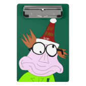 Dr. LeBrick Bah Humbug kerstmis Mini Klembord (Voorkant)