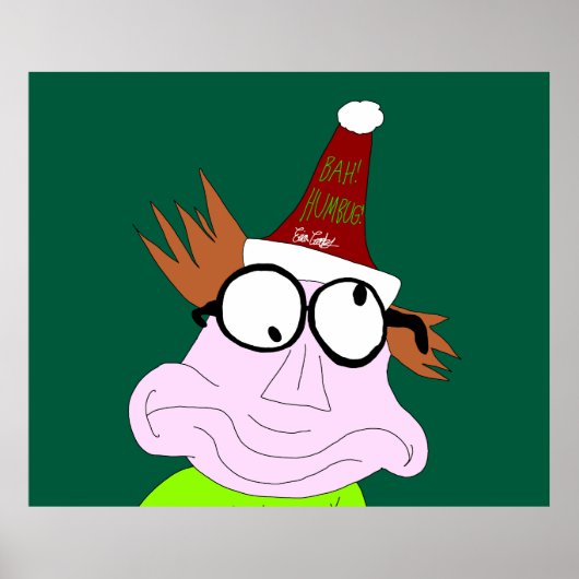 Dr. LeBrick Bah Humbug kerstmis Poster (Voorkant)