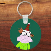 Dr. LeBrick Bah Humbug kerstmis Sleutelhanger (Voorkant)