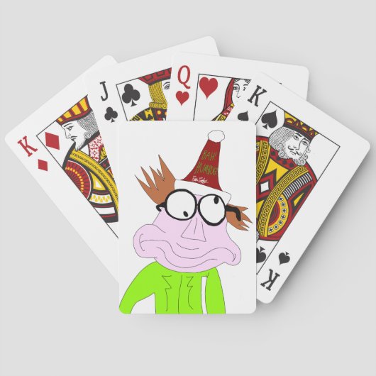 Dr. LeBrick Bah Humbug xmas Classic Playing Cards Pokerkaarten (Achterkant)