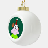 Dr. LeBrick Bah Humbug xmas Keramische Bal Ornament (Rechts)