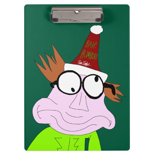 Dr. LeBrick Bah Humbug xmas Klembord (Voorkant)