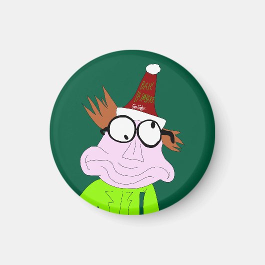 Dr. LeBrick Bah Kerstgedruil Kerstmis Magneet (Voorkant)