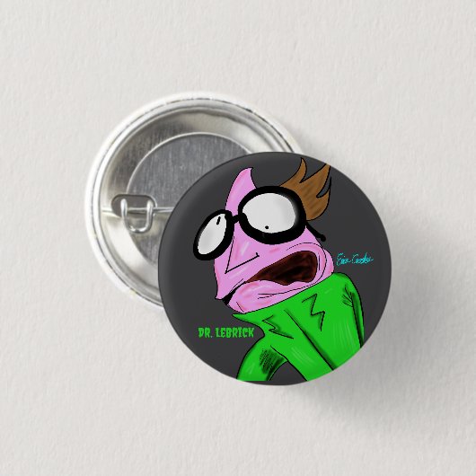 Dr. LeBrick kunst 2018 Ronde Button 3,2 Cm (Voorkant /achterkant)
