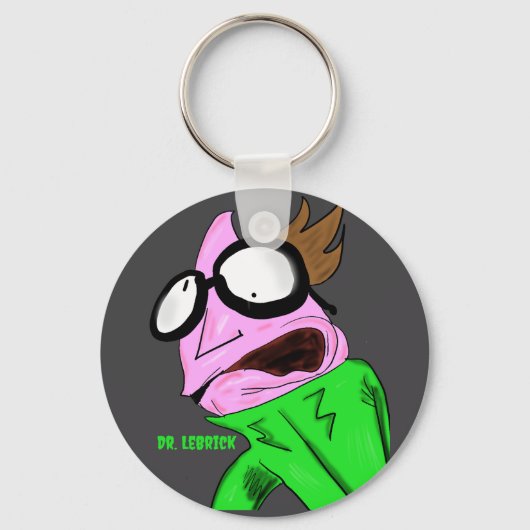 Dr. LeBrick kunst 2018 Sleutelhanger (Voorkant)