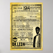  dr. Leon Dentist Kantoor Print (Voorkant)