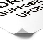 Dr Livingstone, neem ik aan? Poster (Hoek)