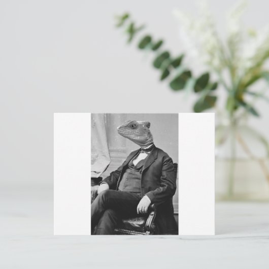 Dr. Lizard Briefkaart (Staand voorkant)