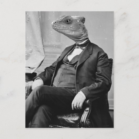 Dr. Lizard Briefkaart (Voorkant)
