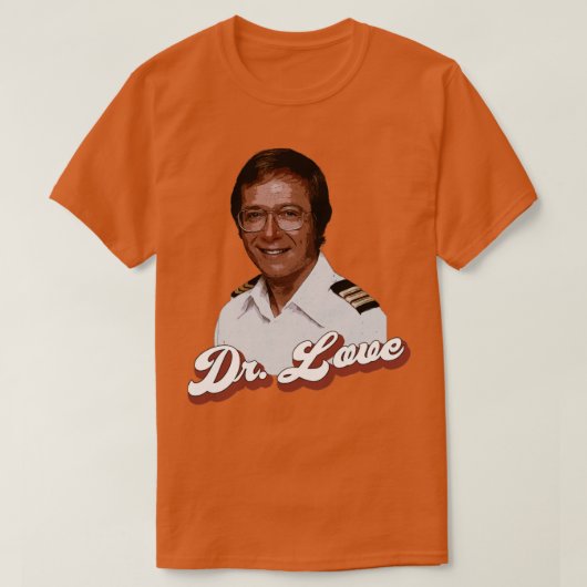 Dr. Love Doc Bricker van de Love Boat T-shirt (Design voorkant)
