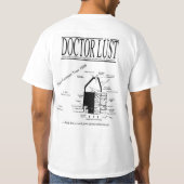 Dr. Lüst en de hoofden van de ESA T-Shirt (Achterkant)