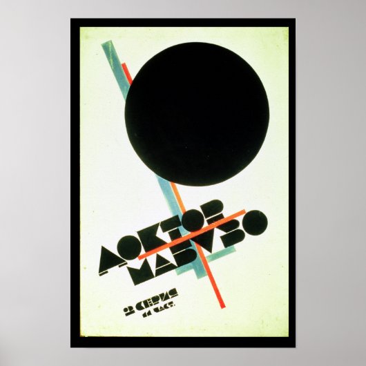 Dr. Mabuso, 1922 Poster (Voorkant)