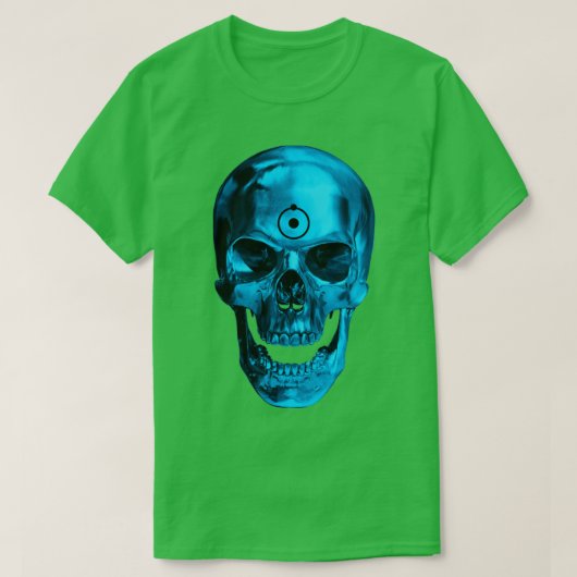 DR. MANHATTAN Skull T-shirt (Design voorkant)