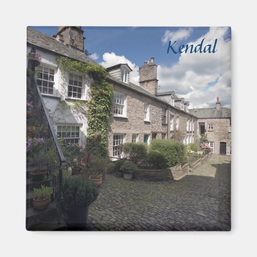 Dr. Mannings Yard in Kendal souvenir foto Magneet (Voorkant)