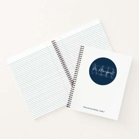 Dr. Margaret Journal - Zacht of hard Hoesje - Blau Notitieboek (Binnen)