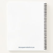 Dr. Margaret Journal - Zacht of hard Hoesje - Blau Notitieboek (Achterkant)