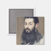 Dr. Materne, arts van Napoleon III c.1880-81 Magneet (Voorkant / Achterkant)