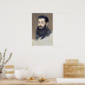 Dr. Materne, arts van Napoleon III c.1880-81 Poster (Keuken)