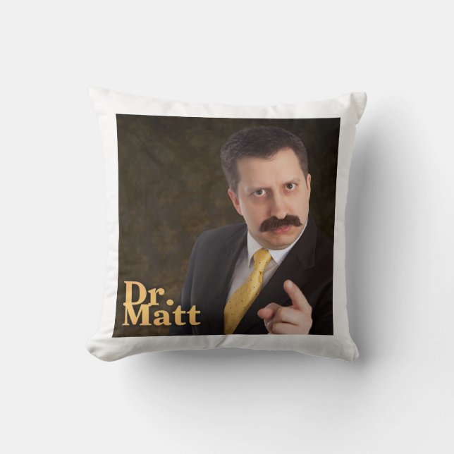 Dr. Matt's Face Pillow Kussen (Voorkant)