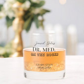 Dr. med Doktor Abschluss geschenk whisky glas