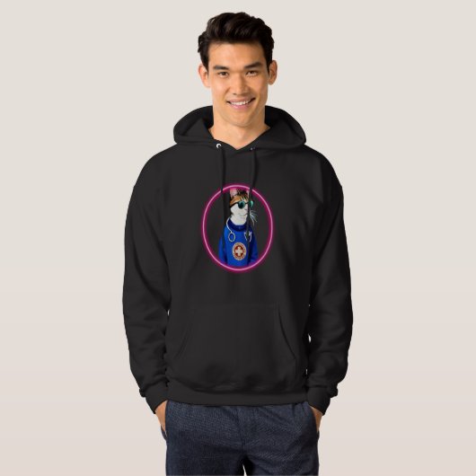 Dr Meow Hoodie (Voorkant volledig)