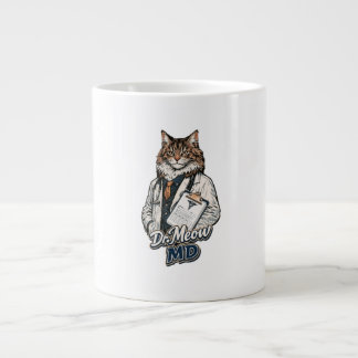 Dr. Meow MD - Grappige Kat Dokter Jumbo Koffiemok Grote Koffiekop