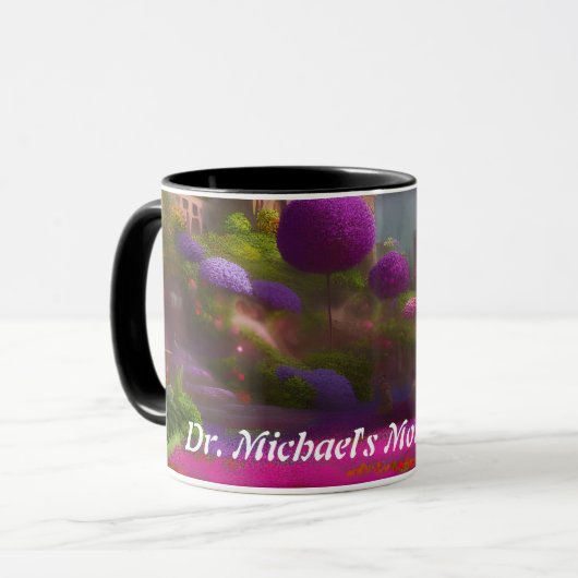 Dr. Michael's Morning Tea Gepersonaliseerd Aanpass Mok (Voorkant links)