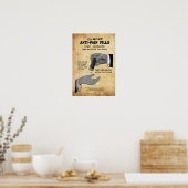  Dr. Miles Anti Pain Pill Medicine Ad Poster (Keuken)