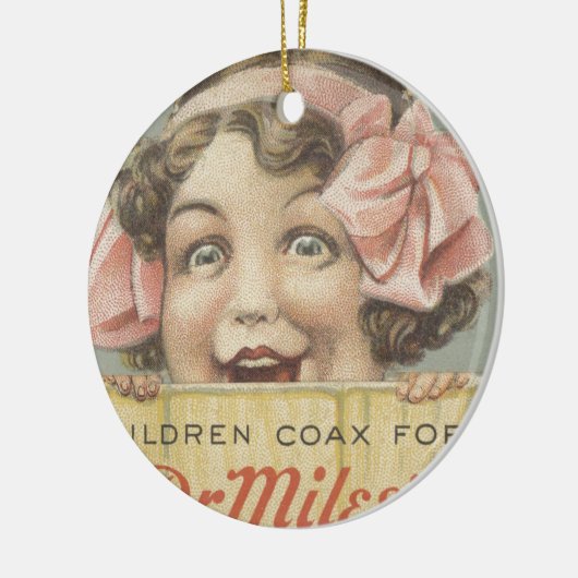 Dr. Miles Laxative Tablets Ephemera Keramisch Ornament (Links)