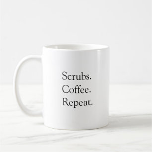 Dr. Mok Scrubs Koffie Herhaal