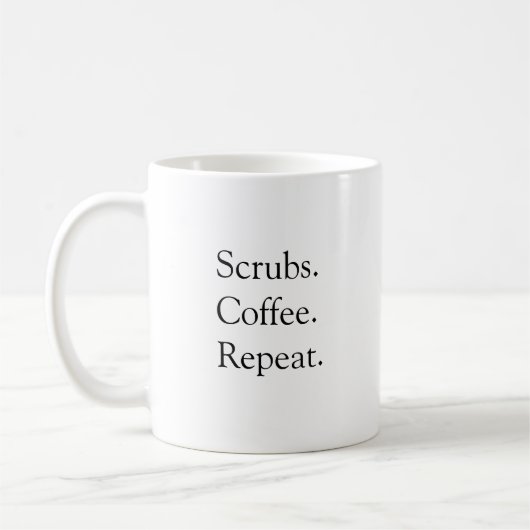 Dr. Mok Scrubs Koffie Herhaal (Links)