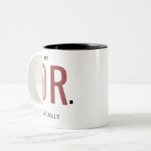 DR Mokken, dokter koffie mok (Voorkant links)