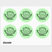 Dr. Monkey ronde Stickers (Vel)