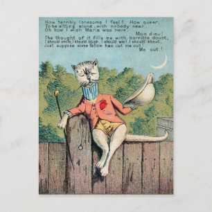 Dr. Morse Cat Trade Card #2 (van 4) Briefkaart