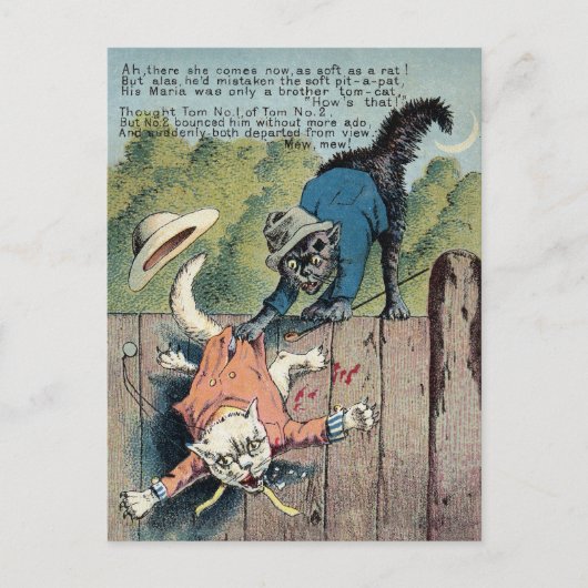 Dr. Morse Cat Trade Card #3 (van 4) Briefkaart (Voorkant)