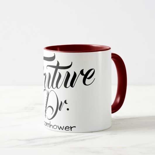dr naam toekomstige arts grappig modekind mok (Voorkant rechts)