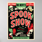 Dr Neff's Midnite Spook Show Poster (Voorkant)