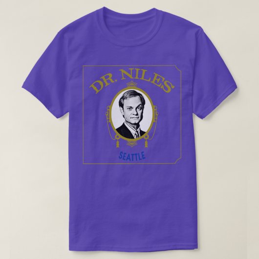 Dr Niles Crane 90s esthetisch ontwerp T-shirt (Design voorkant)