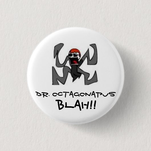 Dr. Octagonapus Ronde Button 3,2 Cm (Voorkant)