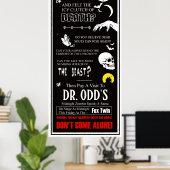 dr. Odd bij het Fox Twin Theater Poster (Thuiskantoor)