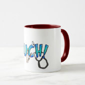 Dr ouch Doctor New Medical afstuderen grappige mok (Voorkant rechts)