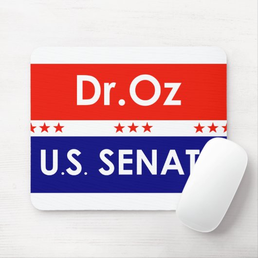 Dr. Oz US Senate Pennsylvania Muismat (Met muis)