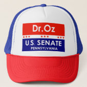 Dr. Oz US Senate Pennsylvania Trucker Pet (Voorkant)